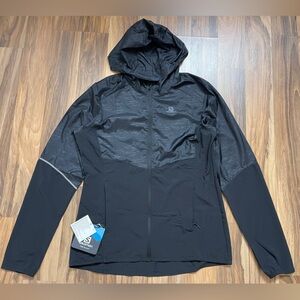 SALOMON AGILE WIND PRINT HOODIE WOMEN'S